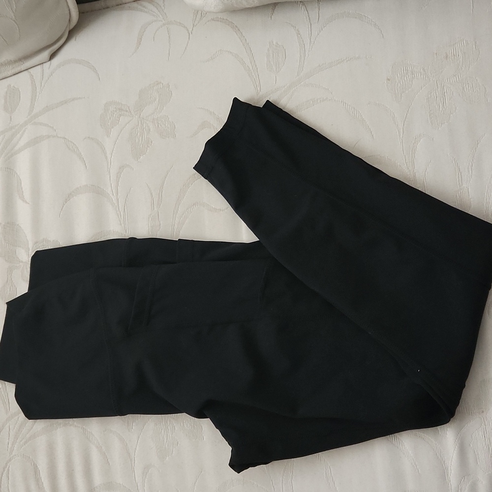 Yogalicious Lux Leggings with pockets Black Sz M - Picture 3 of 9